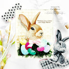 Tim Holtz Cling Rubber Stamps Mr. Rabbit cms478 happy easter | color-code:ALT01