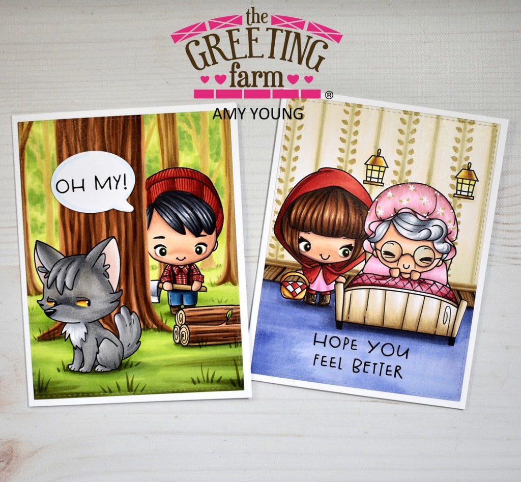 The Greeting Farm Storybook Collection Clear Stamps Hope You Feel Better