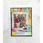 Tracy Evans Boutique Designs Lobelia A6 Clear Stamps te46