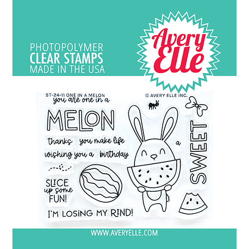 Avery Elle Clear Stamps One In A Melon st-24-11