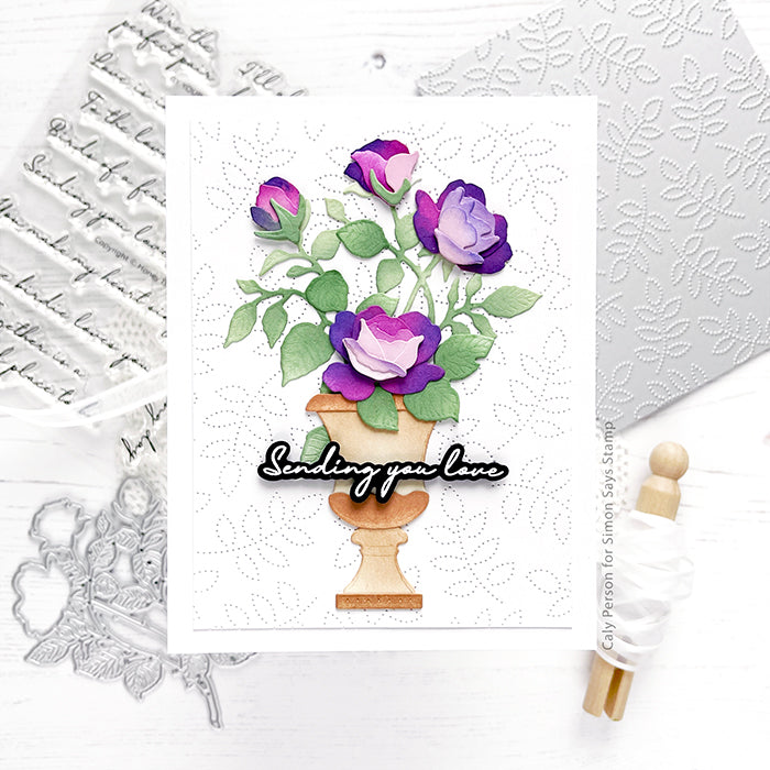 Honey Bee By Your Side Dies hbds-525 Sending Love Card | color-code:ALT01