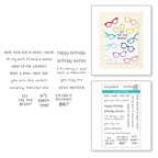 stp-221 Spellbinders Monster Birthday Sentiments Clear Stamps product image