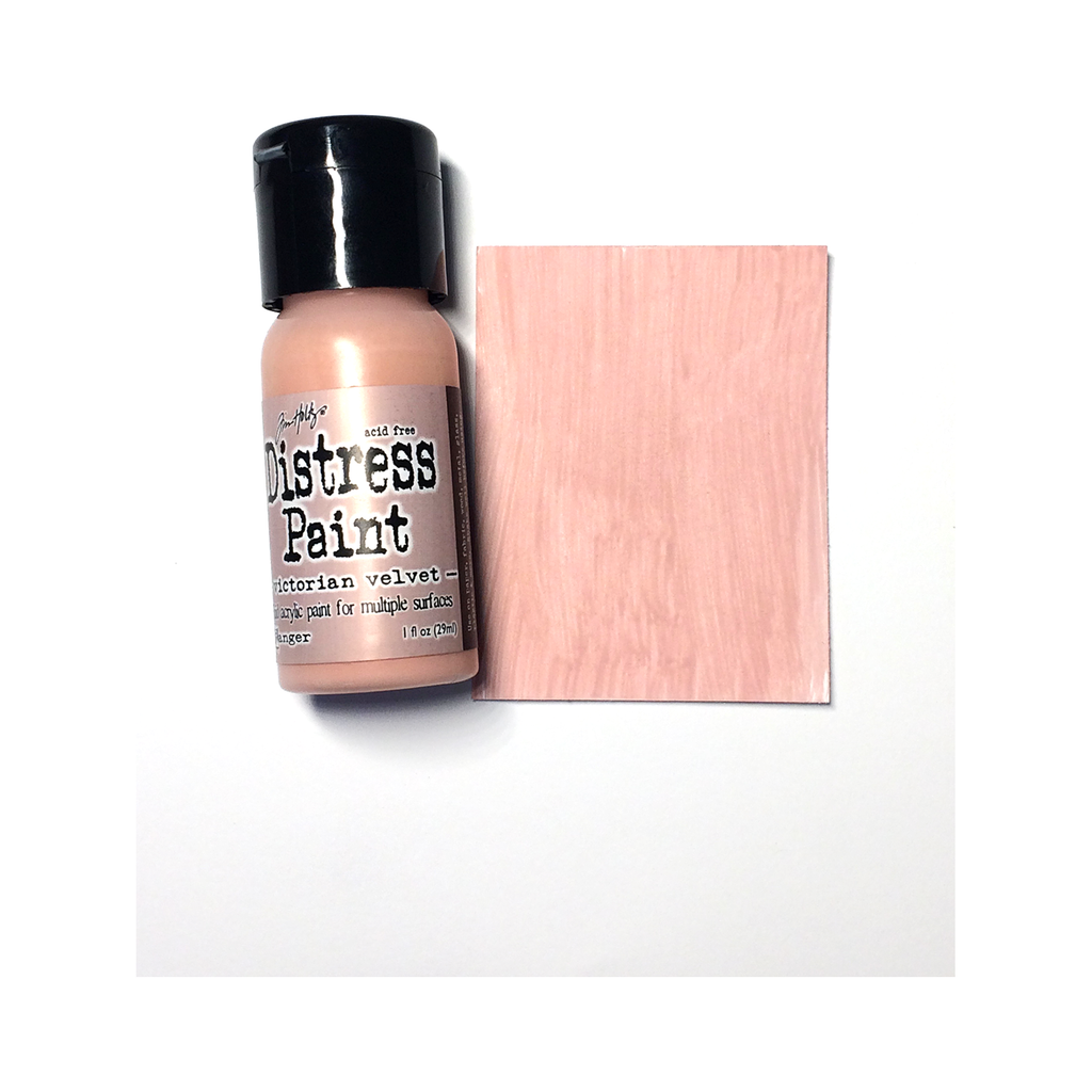 *Tim Holtz Flip Top Distress Paint VICTORIAN VELVET Ranger TDF53347 Color Swatch