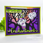 Whimsy Stamps Enchanted Word Dies wsd227 little boo