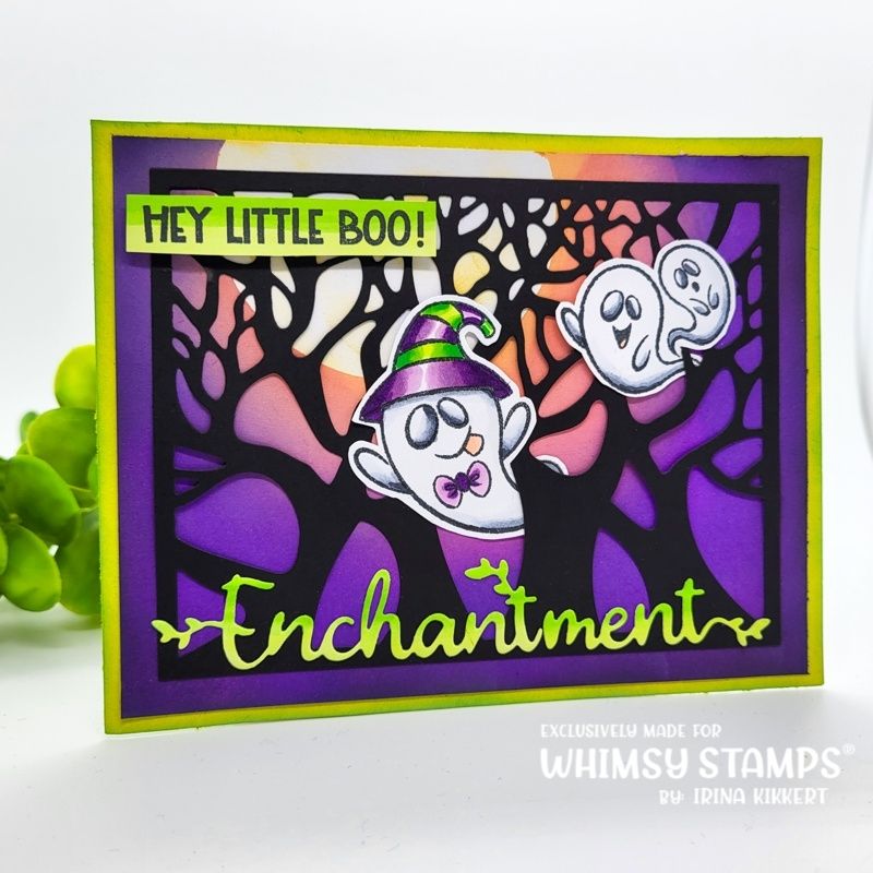 Whimsy Stamps Enchanted Word Dies wsd227 little boo