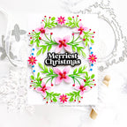 Waffle Flower Folk Art Floral Die 421448 merry christmas | color-code:ALT01