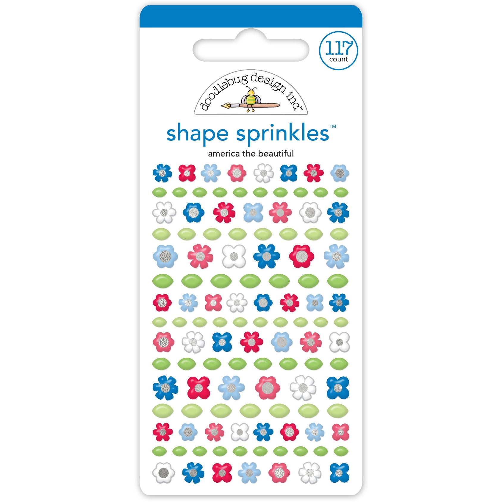 Doodlebug America the Beautiful Shape Sprinkles 8500