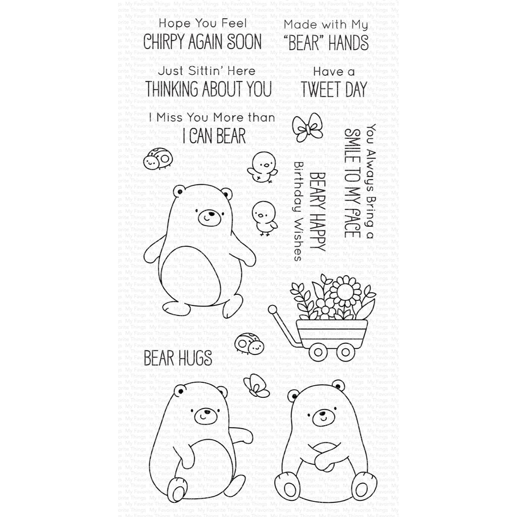 My Favorite Things Bear Hugs Clear Stamps jb046