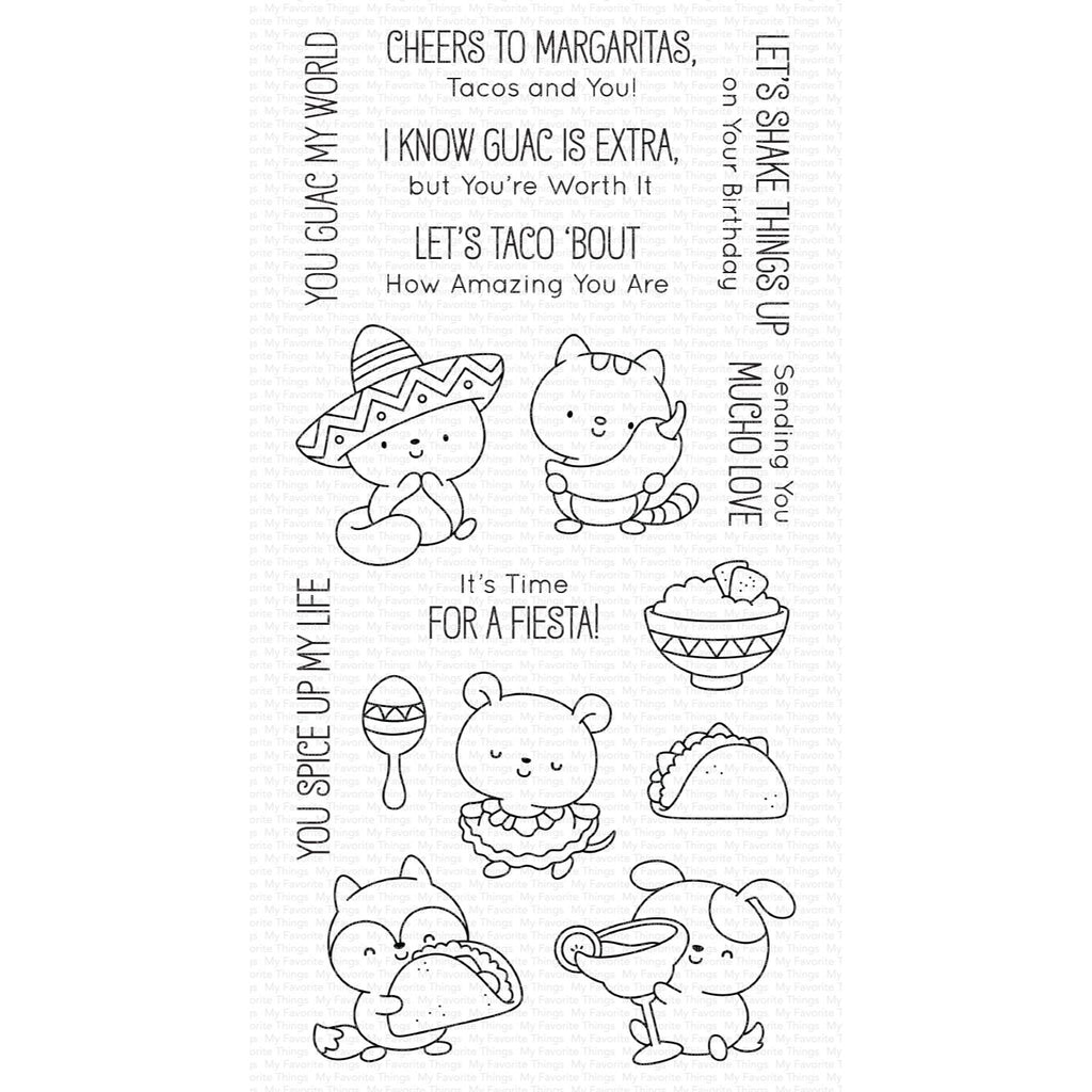 My Favorite Things Friends Who Fiesta Clear Stamps jb047