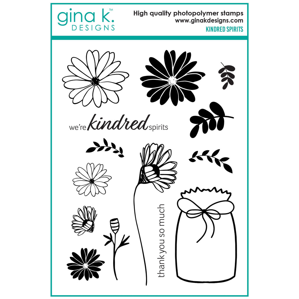 Gina K Designs Kindred Spirits Clear Stamps lh47