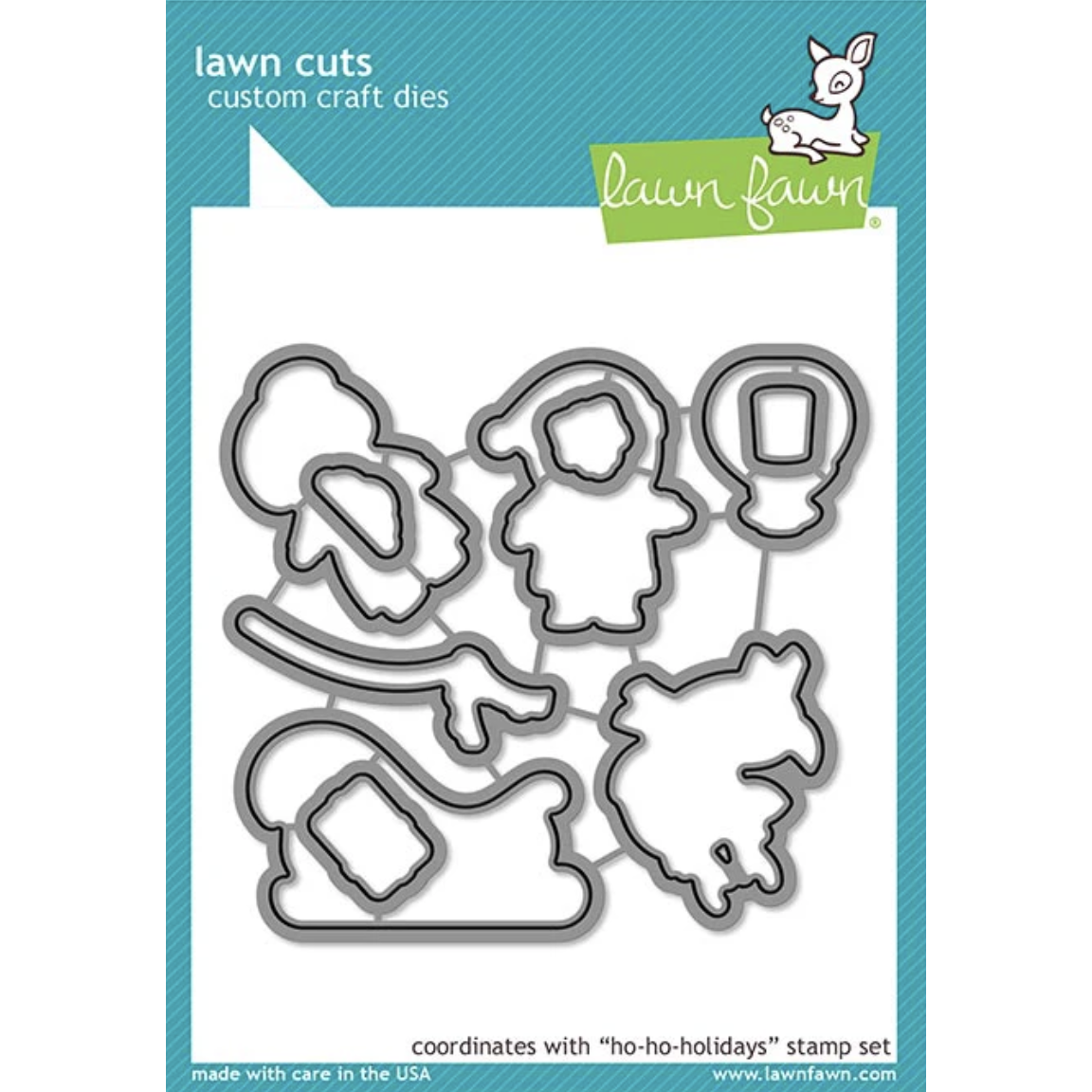 Lawn Fawn Ho-Ho-Holidays Custom Craft Dies lf2030