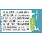 Lawn Fawn Treat Cart Sentiment Add-On Clear Stamps lf3413