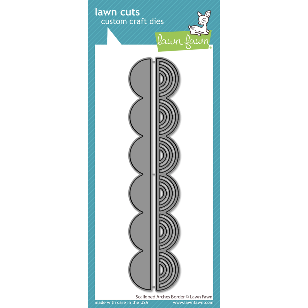 Lawn Fawn Scalloped Arches Border Dies lf3439*