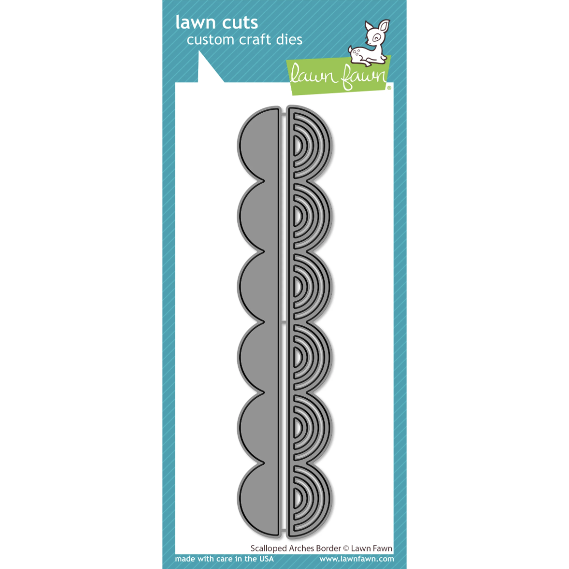 Lawn Fawn Scalloped Arches Border Dies lf3439*