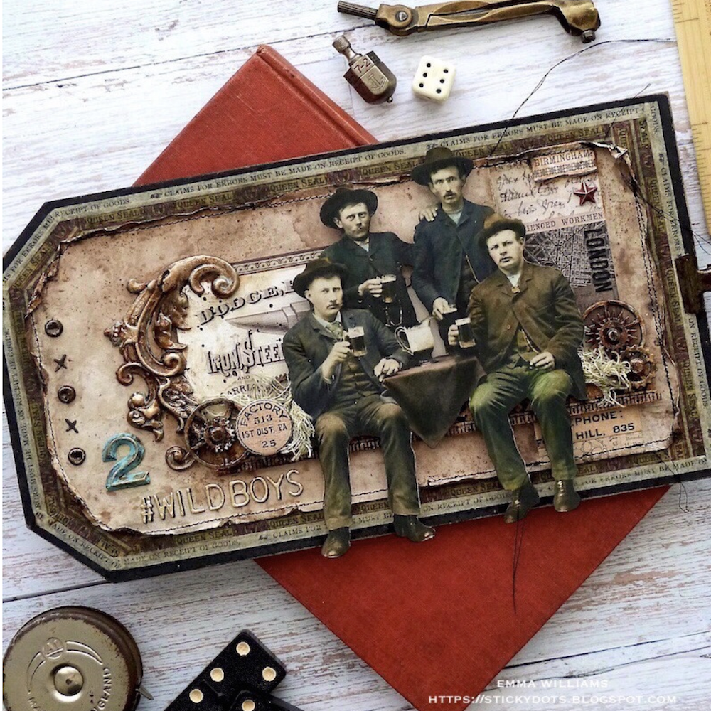 Tim Holtz Idea-ology MINI GEARS Sprockets TH93012 Wild boys | color-code:ALT01