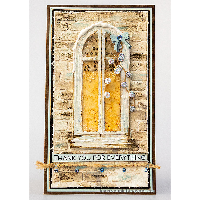 Simon Says Stamp Balcony Windows Wafer Dies 1477sd And Everything Nice Thank You Card | color-code:ALT01
