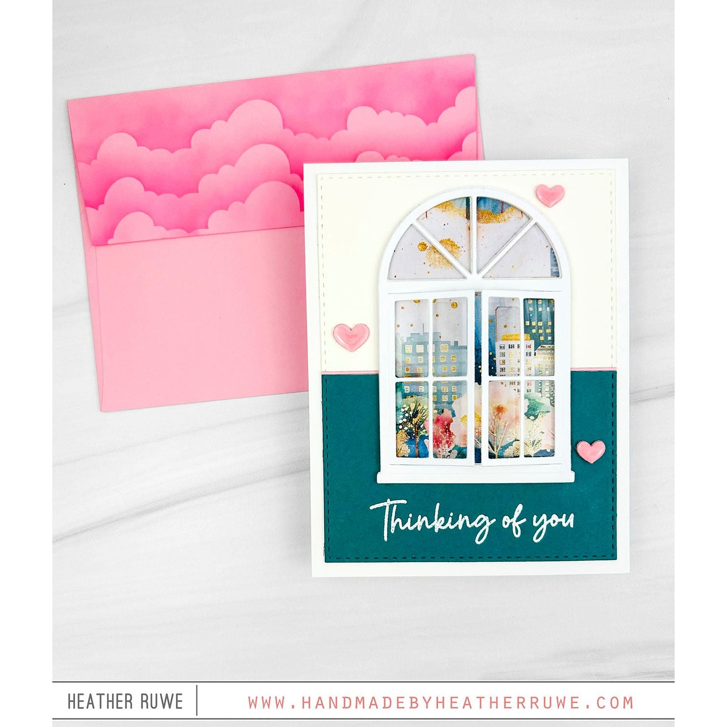 Simon Says Stamp Window Trio Wafer Dies 1401sd Thinking of You Card | color-code:ALT08