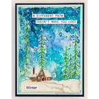 Simon Says Stamp Embossing Folder Wooded Cabin sf448 Festive Fun Winter Card | color-code:ALT03