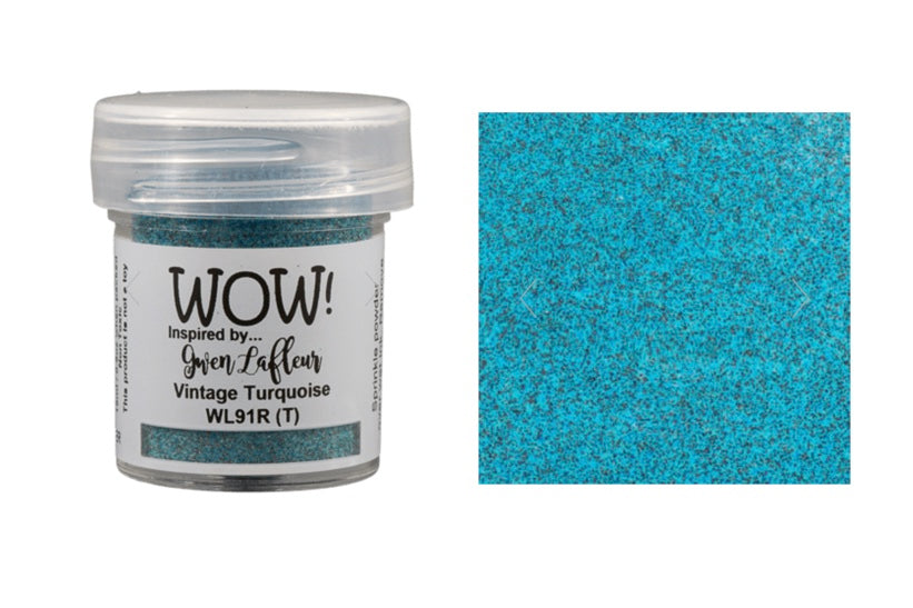 WOW Embossing Powder Vintage Turquoise wl91r