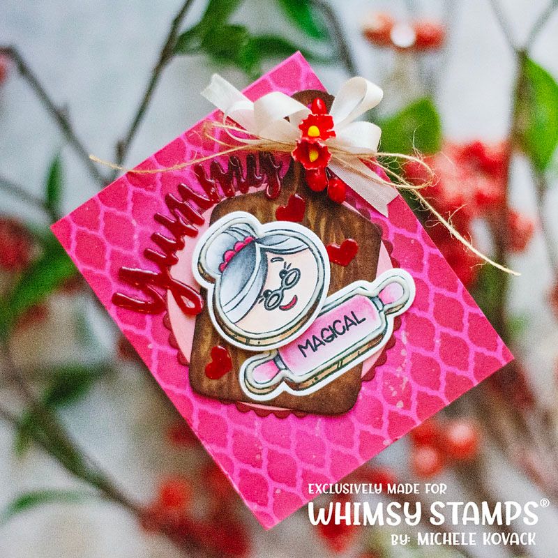 Whimsy Stamps Love and Christmas Cookies Outline Dies wsd235 magical