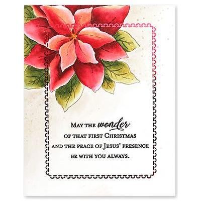 Penny Black Border Beauty Stick and Shine Sheets 15-008 christmas card