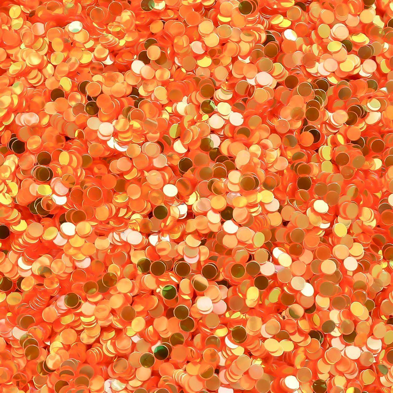 This Calls For Confetti Teeny Tiny Tangerine Sequin Confetti