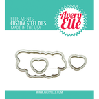 Avery Elle Steel Dies Conversation Hearts d-23-37
