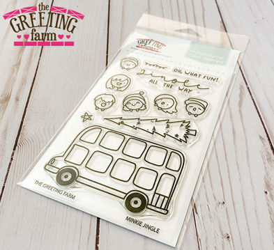 The Greeting Farm Minkie Jingle Clear Stamps