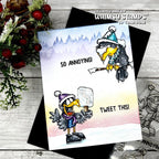 Whimsy Stamps So Annoying Birds Clear Stamps dp1125 frozen treat