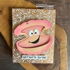 Whimsy Toner Cards A2 Shells WSTCA2-06 Clam
