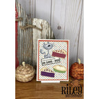 Riley And Company Funny Bones Oh Look Pie! Cling Rubber Stamp rwd-1190 lots of pies