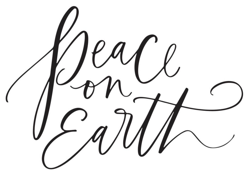 BP-057 Spellbinders Peace on Earth BetterPress Press Plate