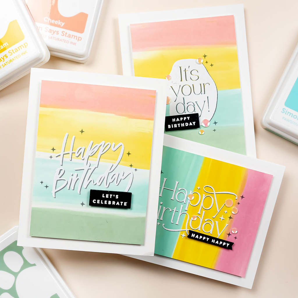 Simon Says Clear Stamps Best Year Yet sss202518c Birthday Cards | color-code:ALT21