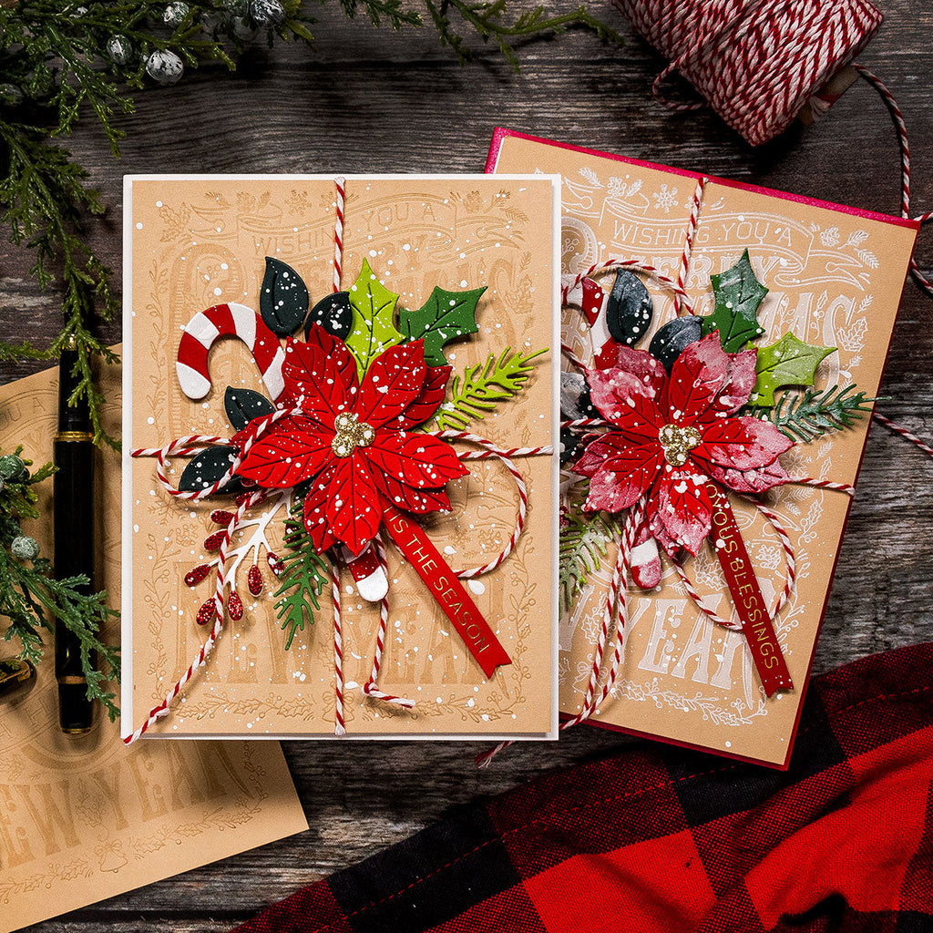 Spellbinders Paper Arts BetterPress Letterpress Press Plate Festive No – Everything Mixed Media