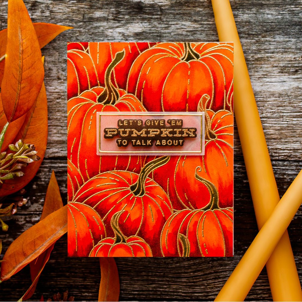 Simon Says Stamp Pumpkin to Talk About Wafer Dies 1130sdc Stamptember Fall Card | color-code:ALT05