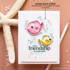 Simon Says Stamp Undersea Friends Wafer Dies 1363sdc Friend Like You Friend Card | color-code:ALT01
