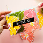 Simon Says Stamp Stencils and Dies Friendly Blossoms set1190fb In My Heart happy birthday card | color-code:ALT01