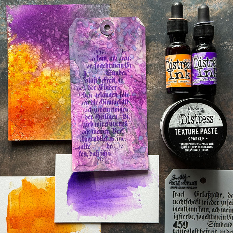 Tim Holtz Distress Reinker Wilted Violet Ranger TXR43386 Halloween Tag | color-code:ALT05