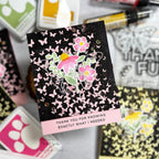 Tim Holtz Fossilized Amber Distress Spritz tdu86314 Floral Butterfly Cards | color-code:ALT12