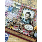 Ranger Tim Holtz Distress Crayon Walnut Stain TDB49654 Dreams Vignette Panel | color-code:ALT02