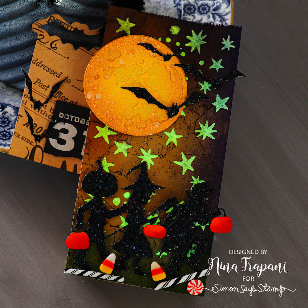 Tim Holtz Distress Ink Pad Walnut Stain Ranger TIM19534 Halloween Treat Bags | color-code:ALT97