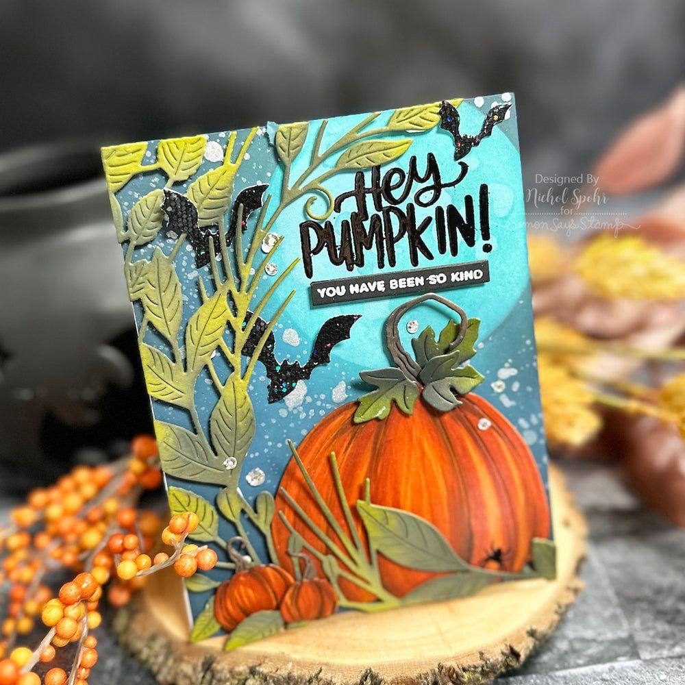 Tim Holtz Distress Oxide Ink Pad Black Soot Ranger TDO55815 Autumn Pumpkin Card | color-code:ALTM11