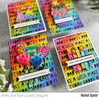 Tim Holtz Distress Mini Ink Pad Peacock Feathers Ranger TDP40064 Happy Birthday Cards | color-code:ALTM05