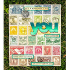Tim Holtz Flip Top Distress Paint Antique Linen Ranger TDF52906 Postage Stamp Notebook | color-code:ALT01