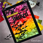 Tim Holtz Alcohol Pearls Ink Splendor Ranger tan65135 Colorful Halloween Card | color-code:ALT03