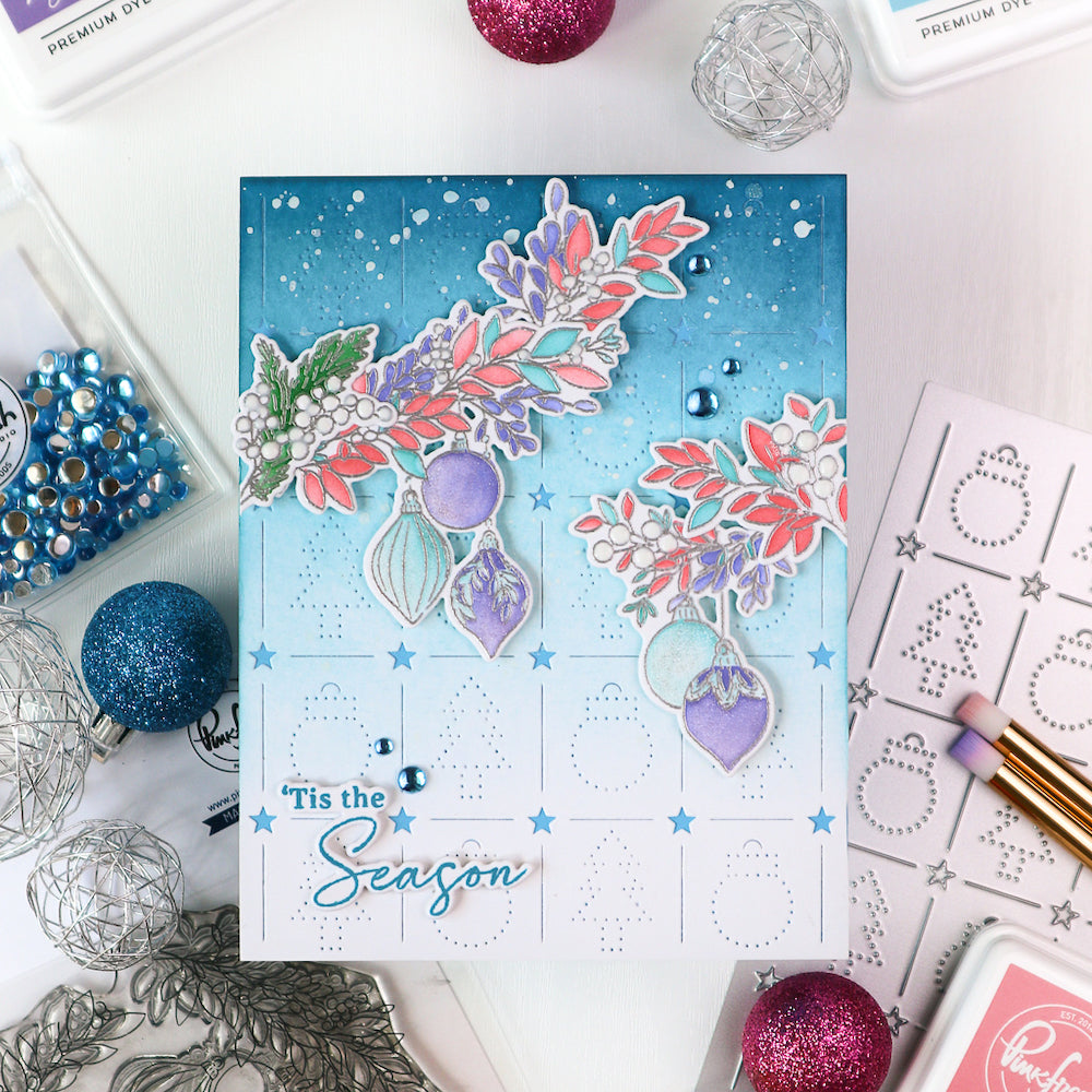 Pinkfresh Studio Deck The Halls Dies 251224 Tis’ The Season Card | color-code:ALT03