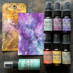 Tim Holtz Distress Mica Stain Set 4 Ranger tshk81104 Color Swatches | color-code:ALT95
