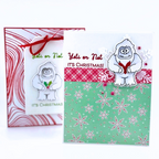 Simon Says Clear Stamps Yeti or Not 1227ssc Christmas Cards