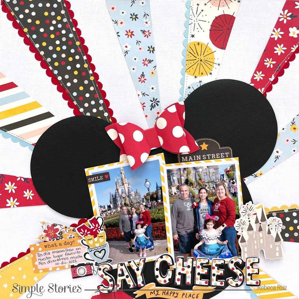 Simple Stories SAY CHEESE AT THE PARK Washi Tape 17924 Disney Vacation Layout