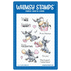 Whimsy Stamps Donkey Love Clear Stamps c1432